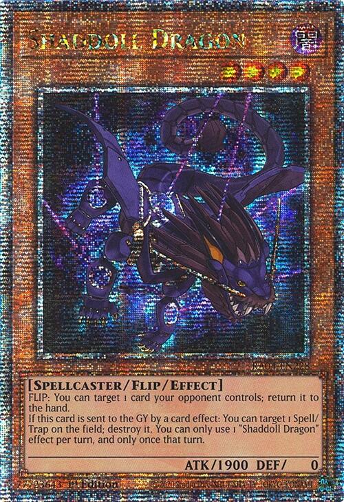Shaddoll Dragon [RA04-EN228] Quarter Century Secret Rare | Clutch Gaming
