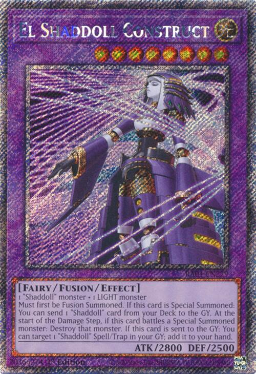 El Shaddoll Construct (Alternate Art) [RA04-EN229] Platinum Secret Rare | Clutch Gaming