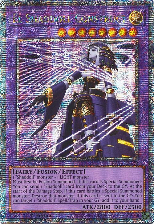 El Shaddoll Construct (Alternate Art) [RA04-EN229] Quarter Century Secret Rare | Clutch Gaming