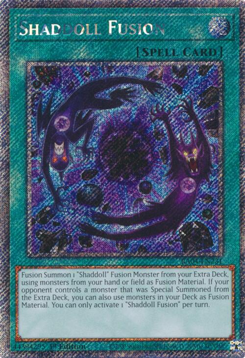 Shaddoll Fusion [RA04-EN231] Platinum Secret Rare | Clutch Gaming