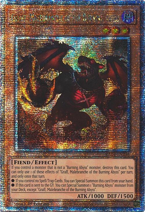 Graff, Malebranche of the Burning Abyss [RA04-EN234] Quarter Century Secret Rare | Clutch Gaming
