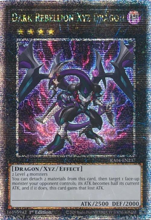 Dark Rebellion Xyz Dragon [RA04-EN237] Quarter Century Secret Rare | Clutch Gaming