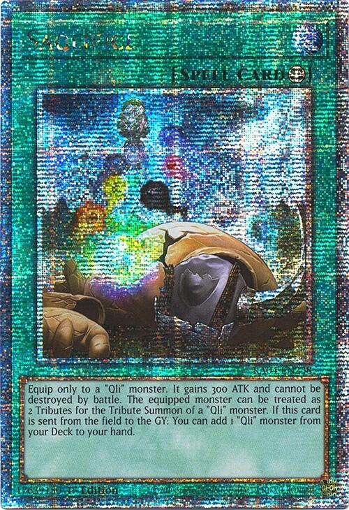Saqlifice [RA04-EN238] Quarter Century Secret Rare | Clutch Gaming
