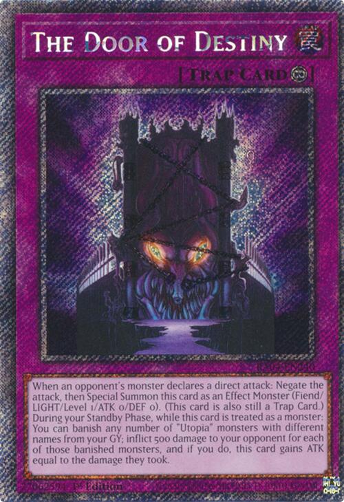The Door of Destiny [RA04-EN240] Platinum Secret Rare | Clutch Gaming