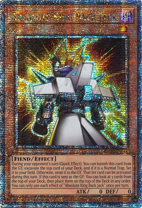 Absolute King Back Jack [RA04-EN244] Quarter Century Secret Rare | Clutch Gaming