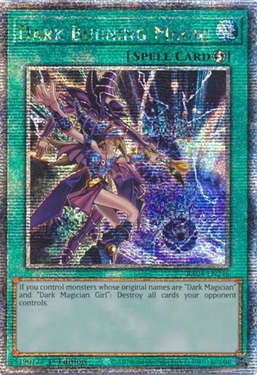 Dark Burning Magic [RA04-EN246] Quarter Century Secret Rare | Clutch Gaming