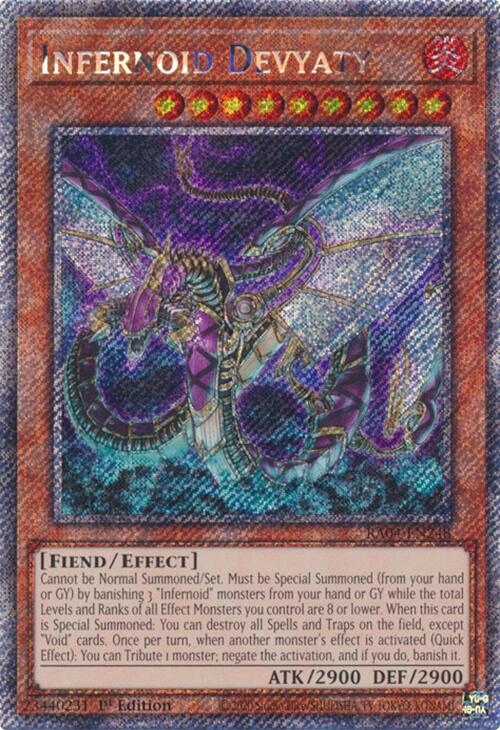 Infernoid Devyaty [RA04-EN248] Platinum Secret Rare | Clutch Gaming