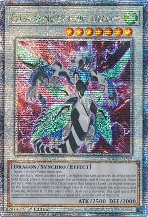 Clear Wing Synchro Dragon [RA04-EN249] Quarter Century Secret Rare | Clutch Gaming