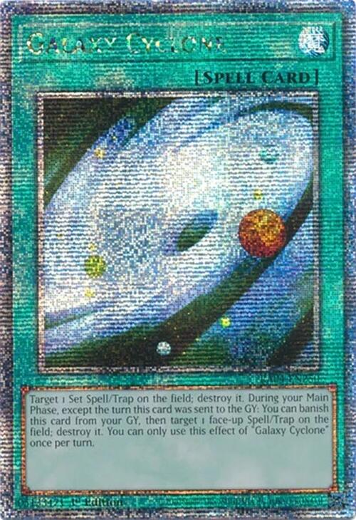 Galaxy Cyclone [RA04-EN250] Quarter Century Secret Rare | Clutch Gaming