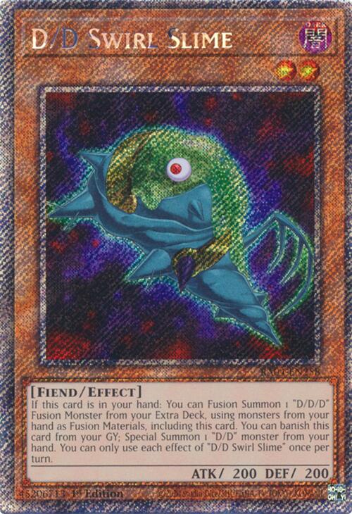D/D Swirl Slime [RA04-EN258] Platinum Secret Rare | Clutch Gaming