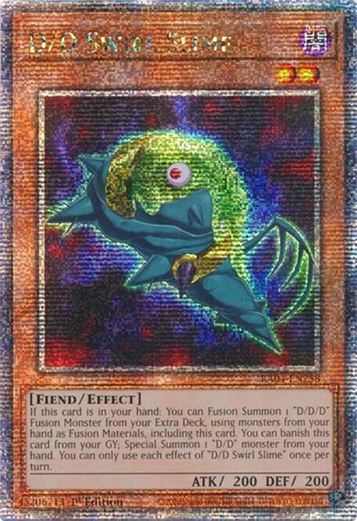 D/D Swirl Slime [RA04-EN258] Quarter Century Secret Rare | Clutch Gaming