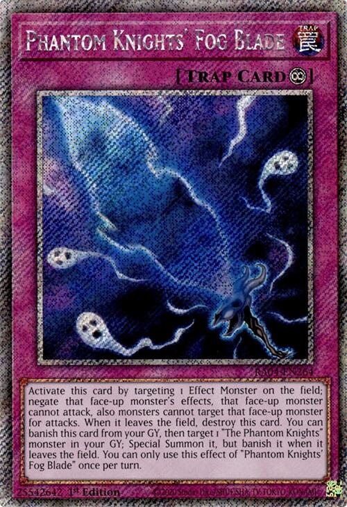 Phantom Knights' Fog Blade [RA04-EN264] Platinum Secret Rare | Clutch Gaming
