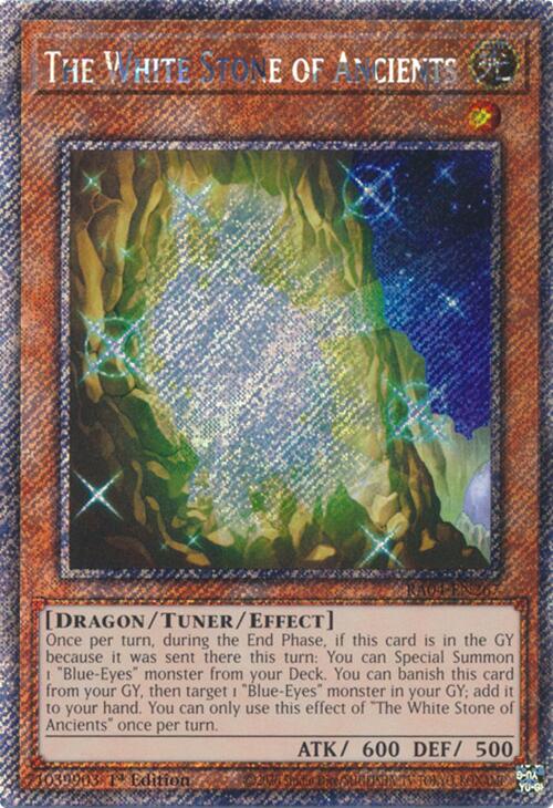 The White Stone of Ancients [RA04-EN267] Platinum Secret Rare | Clutch Gaming
