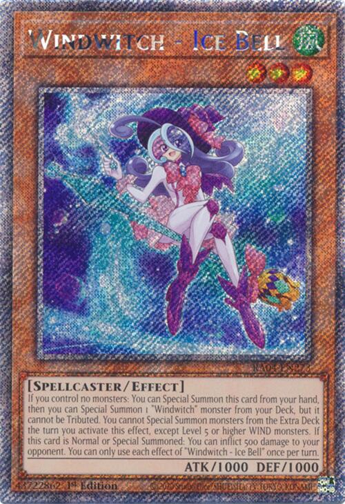 Windwitch - Ice Bell [RA04-EN273] Platinum Secret Rare | Clutch Gaming