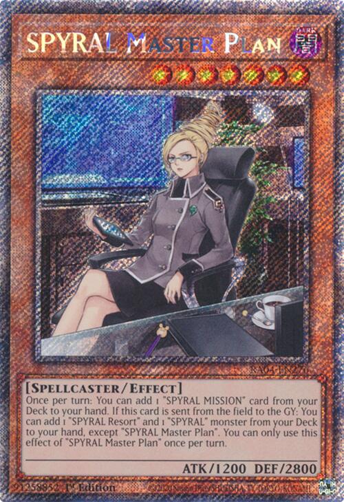 SPYRAL Master Plan [RA04-EN276] Platinum Secret Rare | Clutch Gaming