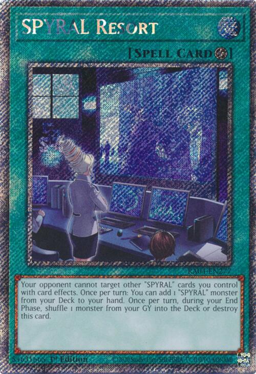 SPYRAL Resort [RA04-EN277] Platinum Secret Rare | Clutch Gaming