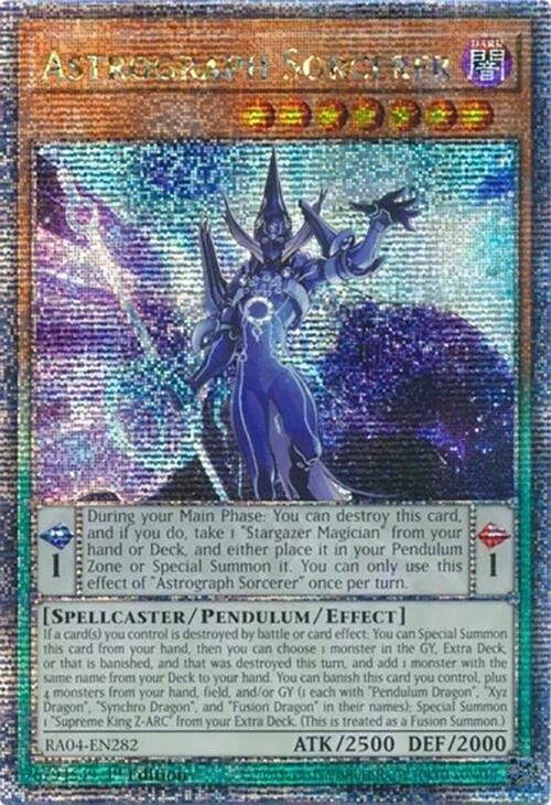 Astrograph Sorcerer [RA04-EN282] Quarter Century Secret Rare | Clutch Gaming