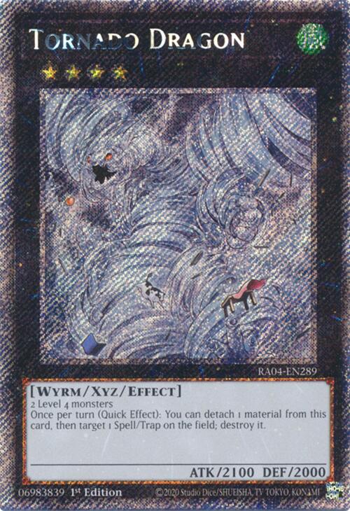Tornado Dragon [RA04-EN289] Platinum Secret Rare | Clutch Gaming