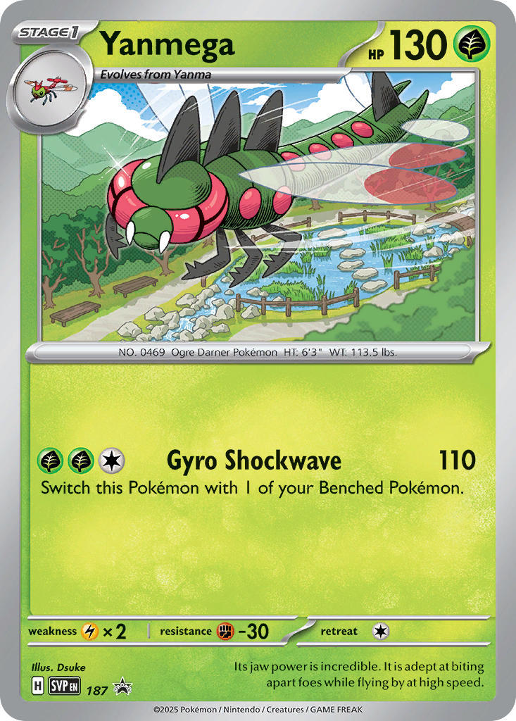 Yanmega (187) [Scarlet & Violet: Black Star Promos] | Clutch Gaming
