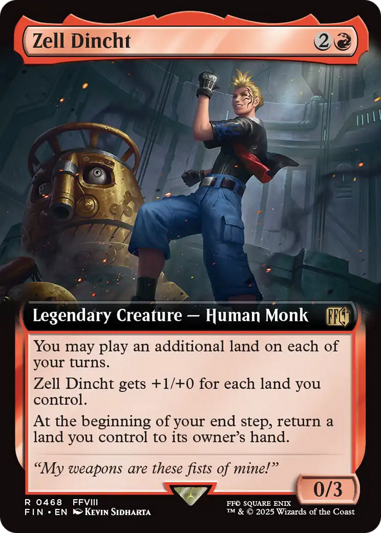 Zell Dincht (Extended Art) [FINAL FANTASY] | Clutch Gaming