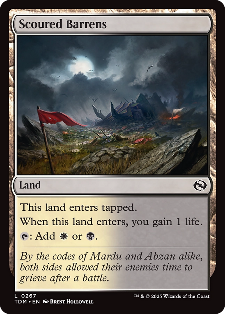 Scoured Barrens [Tarkir: Dragonstorm] | Clutch Gaming