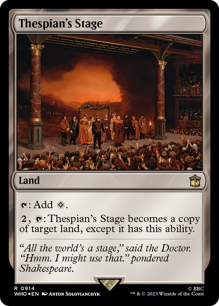 Thespian's Stage (Surge Foil) [Doctor Who] | Clutch Gaming