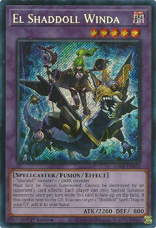 El Shaddoll Winda [RA04-EN052] Secret Rare | Clutch Gaming