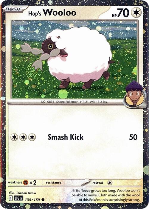 Hop's Wooloo (135/159) (Cosmos Holo) [Scarlet & Violet: Journey Together] | Clutch Gaming