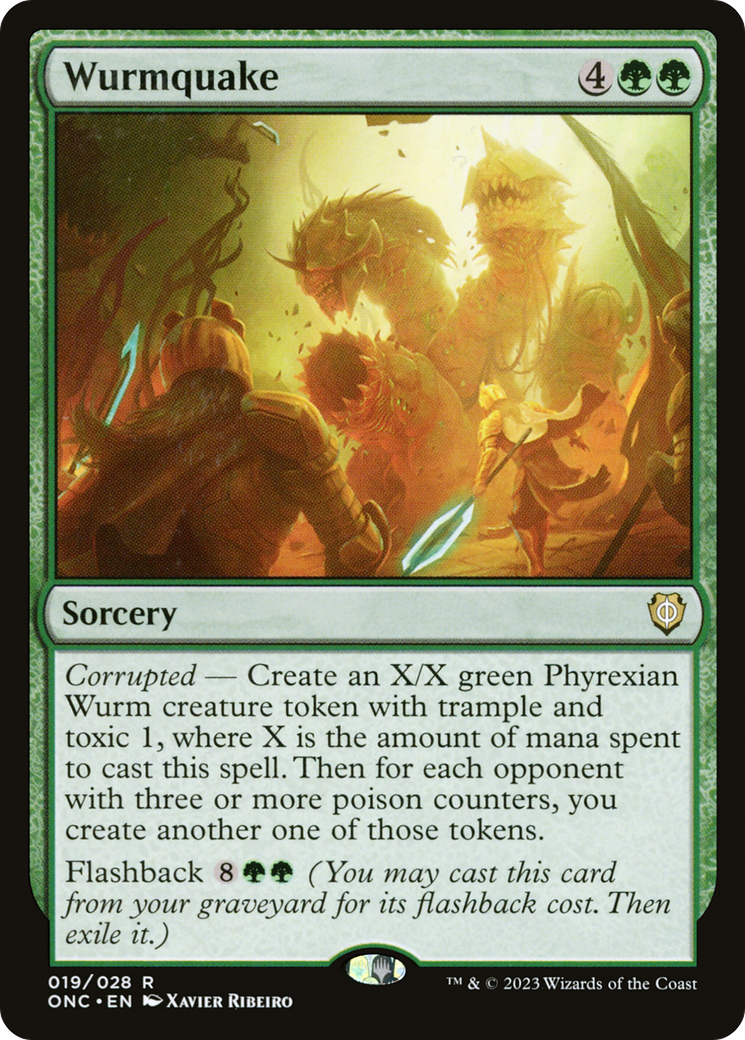 Wurmquake [Phyrexia: All Will Be One Commander] | Clutch Gaming