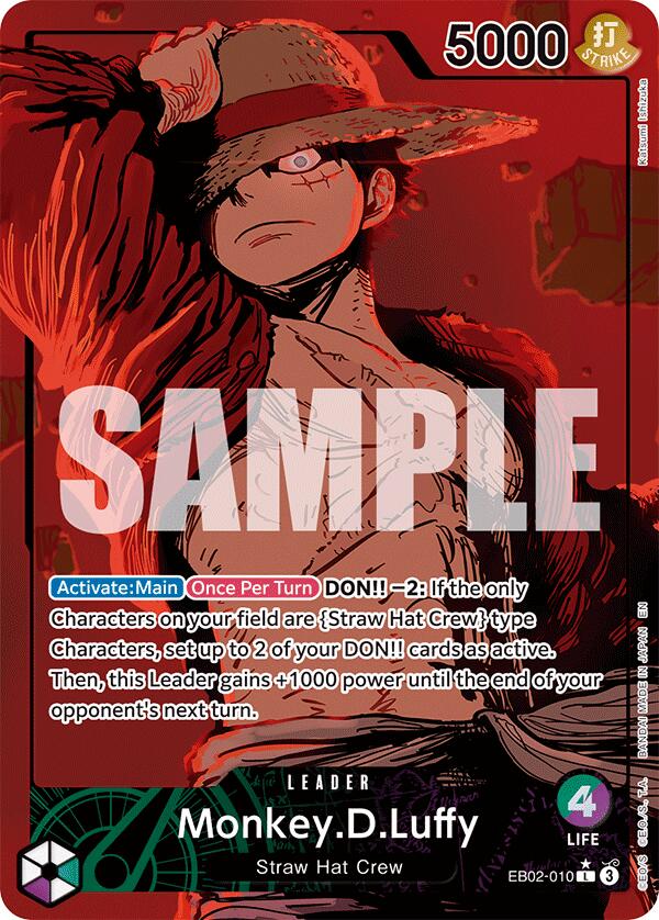 Monkey.D.Luffy (010) (Alternate Art) [Extra Booster: Anime 25th Collection] | Clutch Gaming