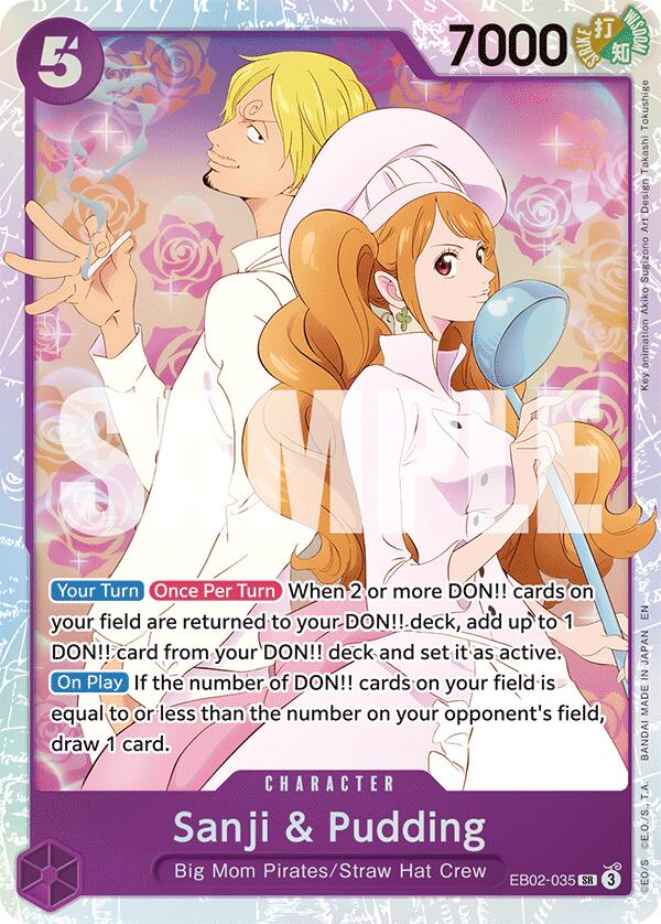 Sanji & Pudding [Extra Booster: Anime 25th Collection] | Clutch Gaming