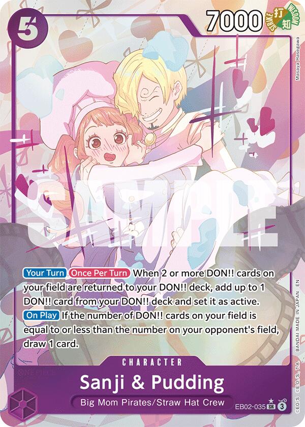 Sanji & Pudding (Alternate Art) [Extra Booster: Anime 25th Collection] | Clutch Gaming