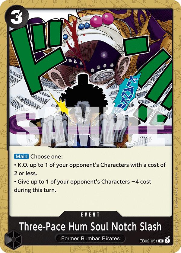 Three-Pace Hum Soul Notch Slash [Extra Booster: Anime 25th Collection] | Clutch Gaming