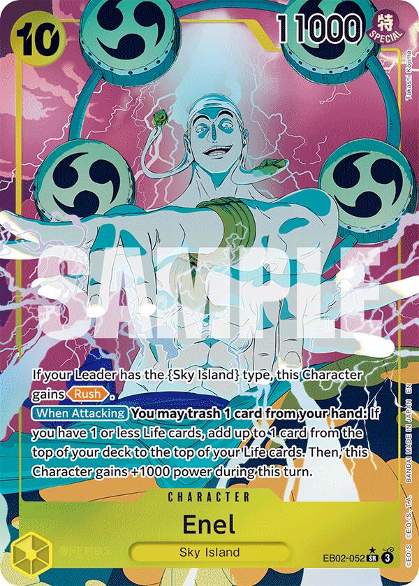 Enel (Alternate Art) [Extra Booster: Anime 25th Collection] | Clutch Gaming