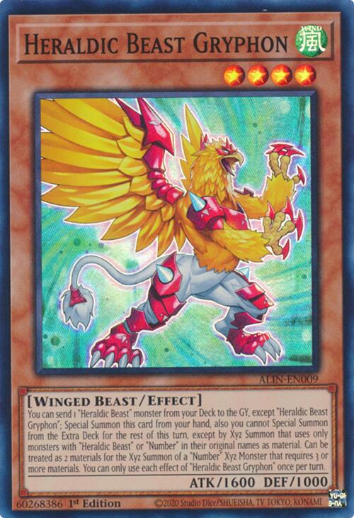 Heraldic Beast Gryphon [ALIN-EN009] Super Rare | Clutch Gaming