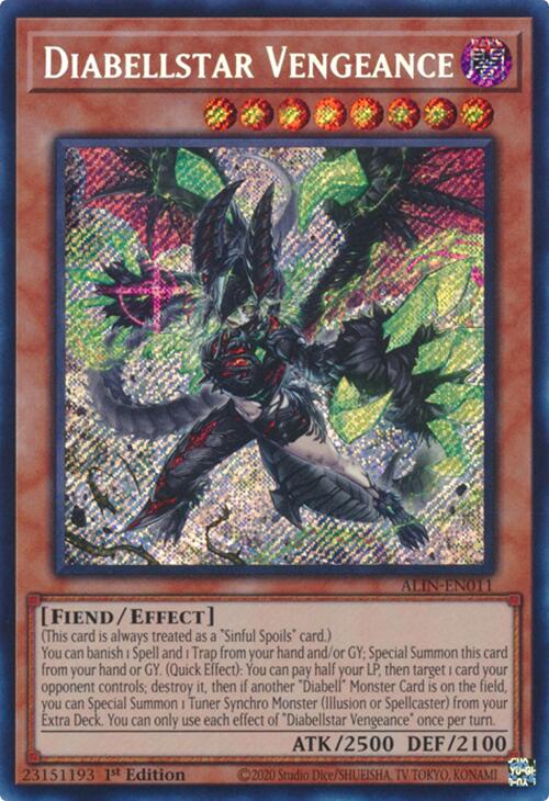 Diabellstar Vengeance [ALIN-EN011] Secret Rare | Clutch Gaming