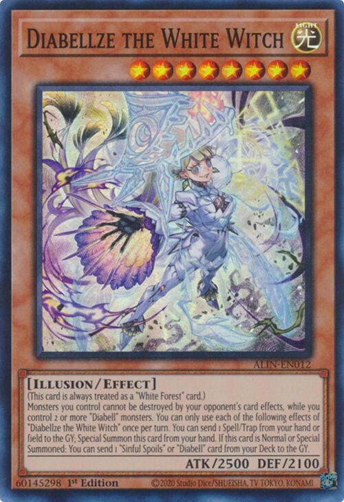 Diabellze the White Witch [ALIN-EN012] Super Rare | Clutch Gaming