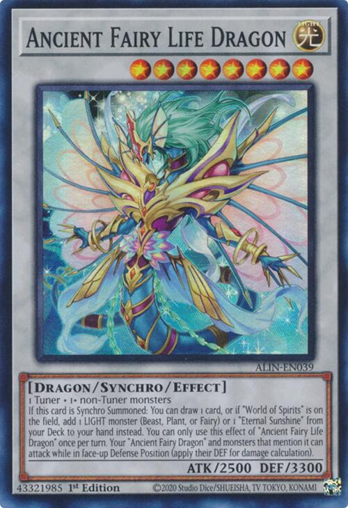 Ancient Fairy Life Dragon [ALIN-EN039] Super Rare | Clutch Gaming