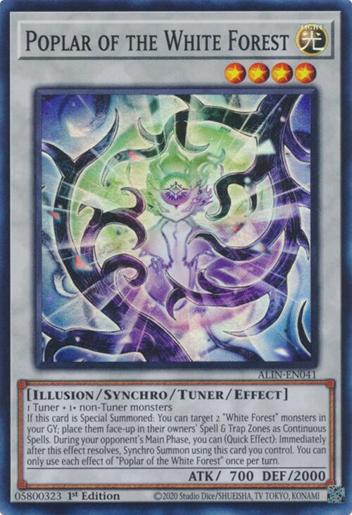 Poplar of the White Forest [ALIN-EN041] Super Rare | Clutch Gaming