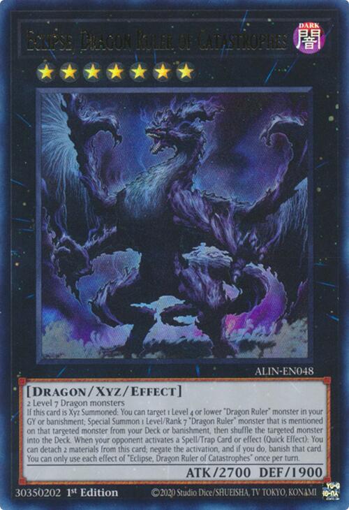 Eclipse, Dragon Ruler of Catastrophes [ALIN-EN048] Ultra Rare | Clutch Gaming