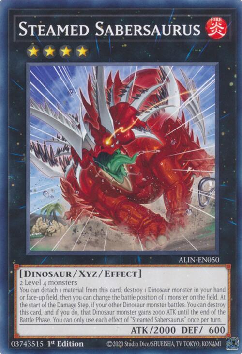 Steamed Sabersaurus [ALIN-EN050] Common | Clutch Gaming