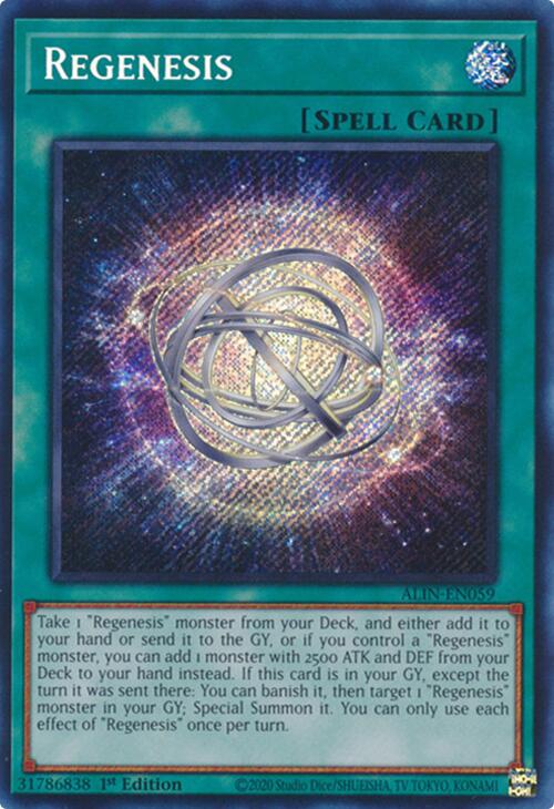 Regenesis [ALIN-EN059] Secret Rare | Clutch Gaming