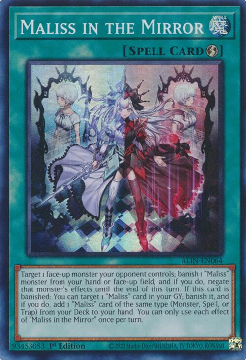 Maliss in the Mirror [ALIN-EN064] Super Rare | Clutch Gaming