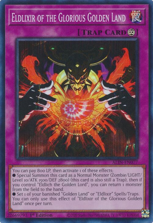 Eldlixir of the Glorious Golden Land [ALIN-EN077] Super Rare | Clutch Gaming