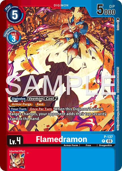 Flamedramon [P-137] (Limited Card Pack -Billion Bullet-) [Limited Card Pack -Billion Bullet-] | Clutch Gaming