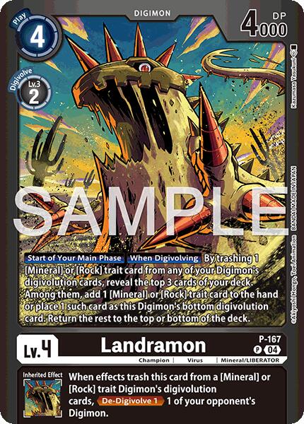 Landramon [P-167] (Limited Card Pack -Billion Bullet-) [Limited Card Pack -Billion Bullet-] | Clutch Gaming