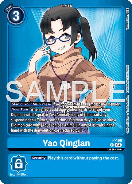 Yao Qinglan [P-168] (Limited Card Pack -Billion Bullet-) [Limited Card Pack -Billion Bullet-] | Clutch Gaming