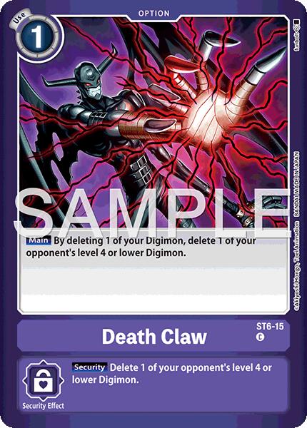 Death Claw [ST6-15] (Limited Card Pack -Billion Bullet-) [Limited Card Pack -Billion Bullet-] | Clutch Gaming