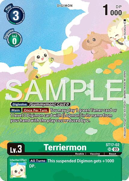 Terriermon [ST17-02] (Limited Card Pack -Billion Bullet-) [Limited Card Pack -Billion Bullet-] | Clutch Gaming