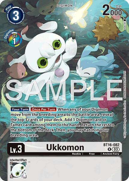 Ukkomon [BT16-082] (Limited Card Pack -Billion Bullet-) [Limited Card Pack -Billion Bullet-] | Clutch Gaming